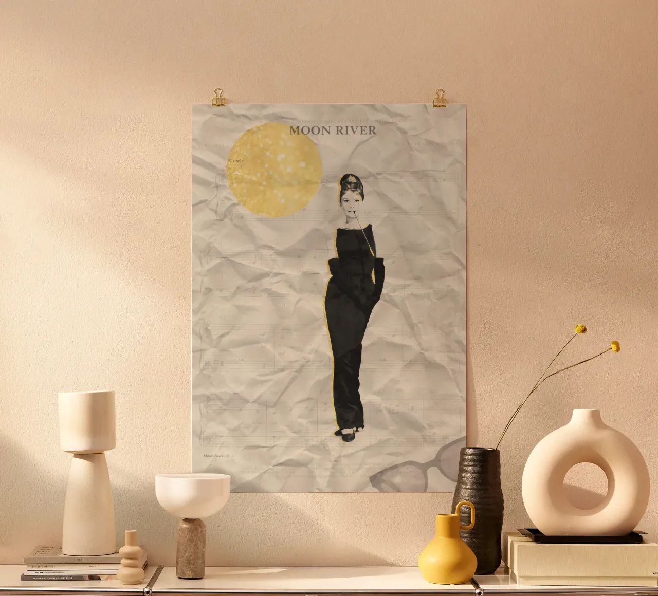 Holly - Moon poster da Retro Collection by Steffi