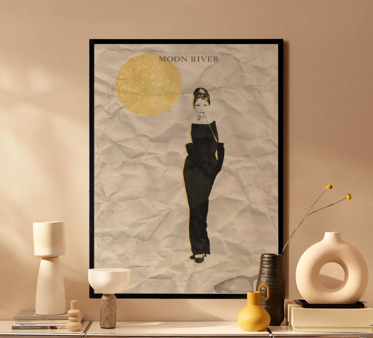 Holly - Moon poster da Retro Collection by Steffi