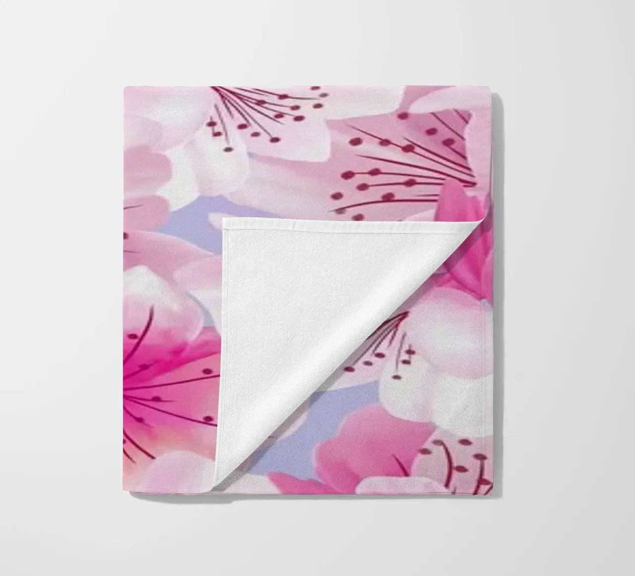 Bloesemtoverij strandhanddoek van kimbus_mom