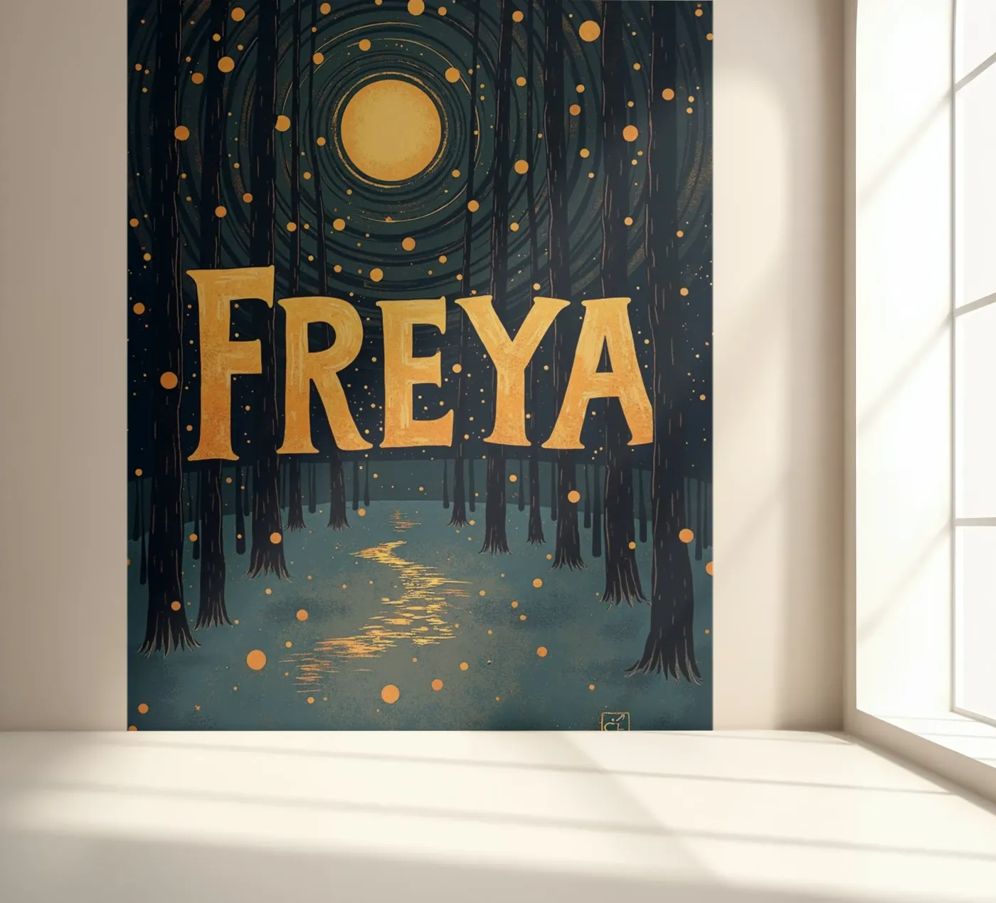 FREYA fotobehang van CASTILO Namengalerie