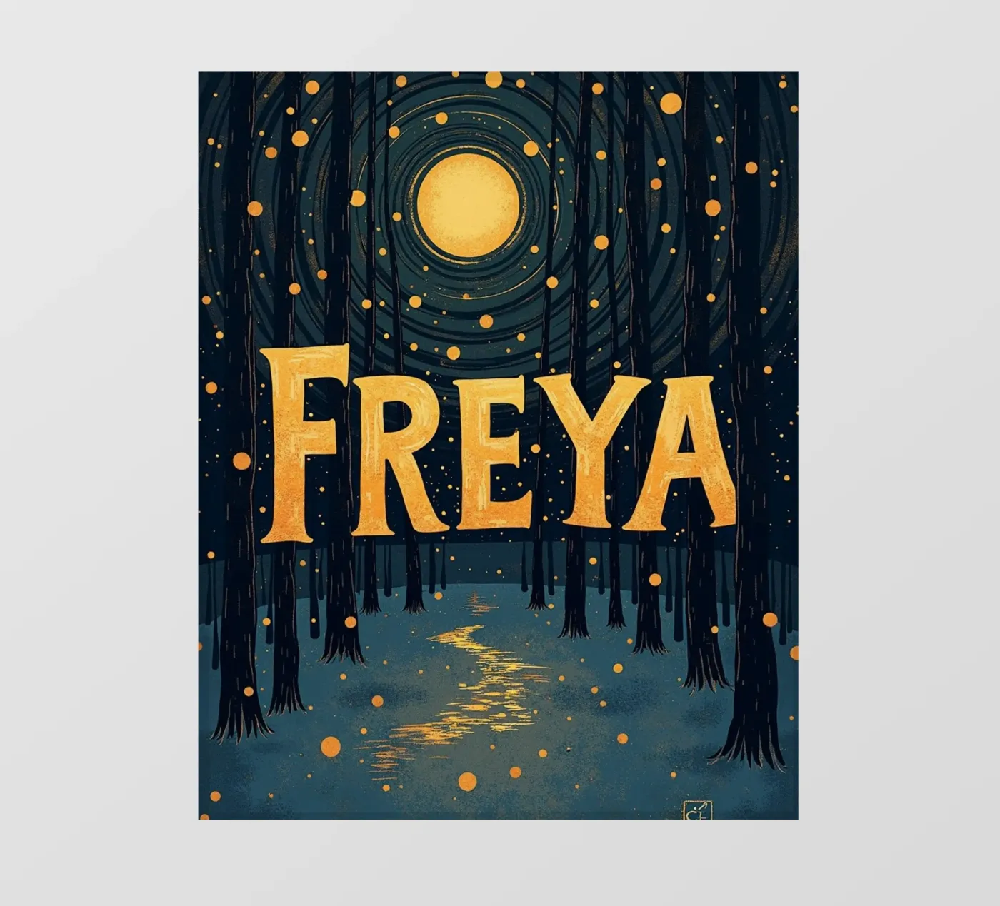 FREYA fotobehang van CASTILO Namengalerie