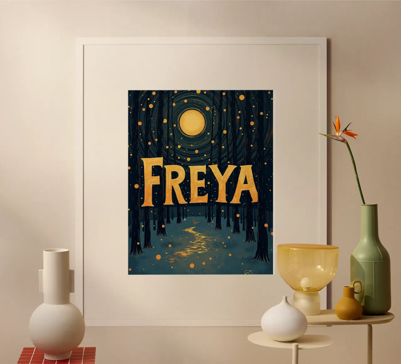 FREYA poster da CASTILO Namengalerie