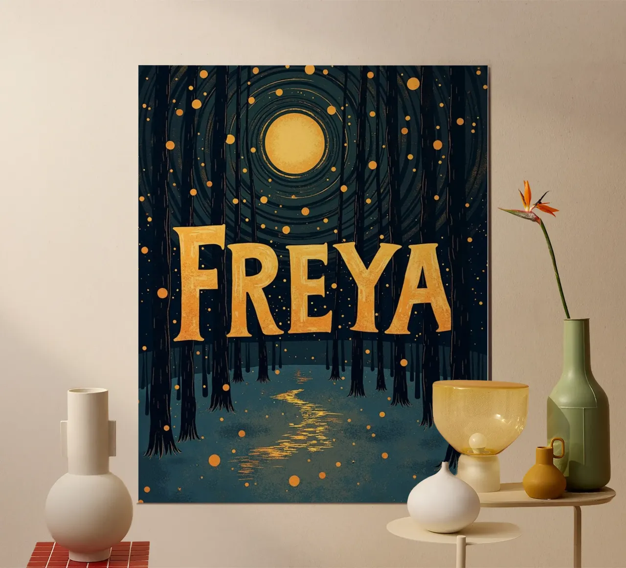 FREYA poster by CASTILO Namengalerie