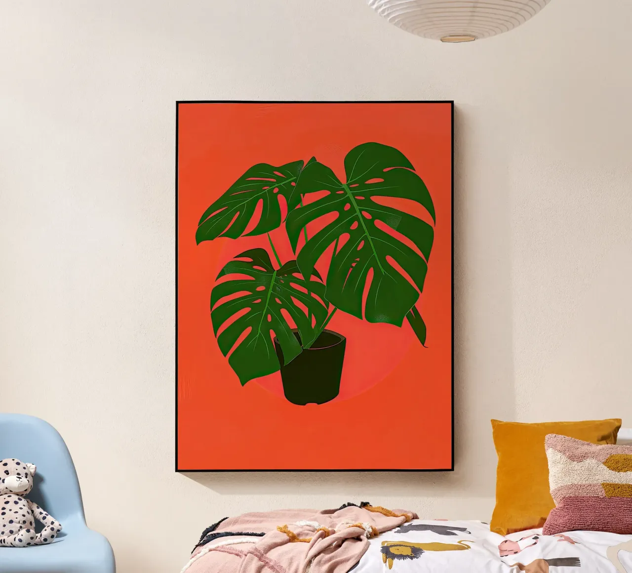 Monstera Glow plexiglass da michi