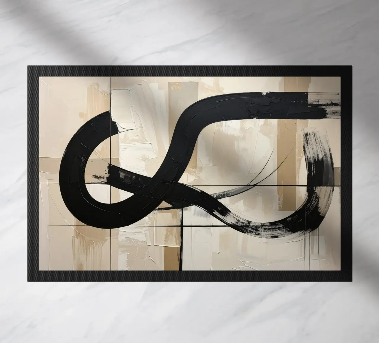 Abstract elegance doormat by Katalier (Abstract Harmony)