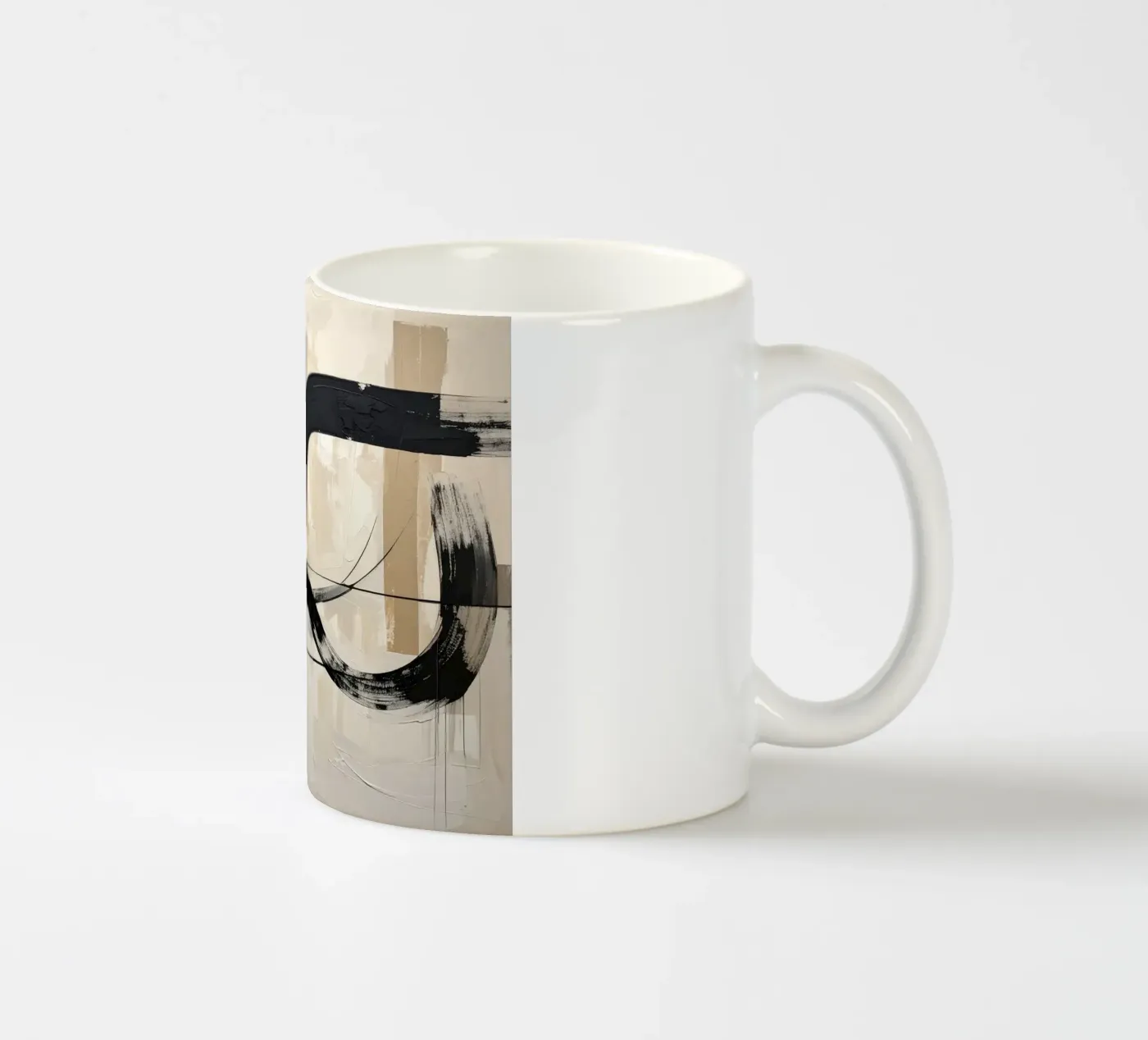 Abstract elegance ceramic mug by Katalier (Abstract Harmony)