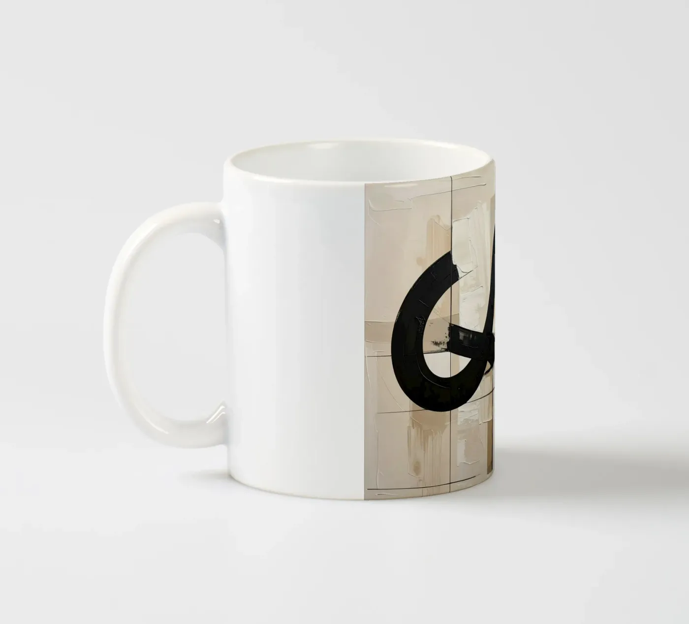 Abstract elegance ceramic mug by Katalier (Abstract Harmony)