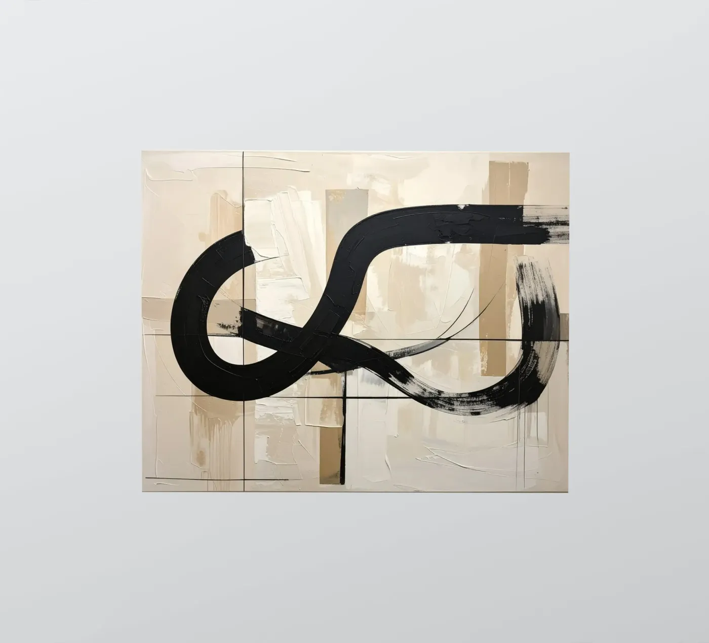 Abstract elegance sticker van Katalier (Abstract Harmony)