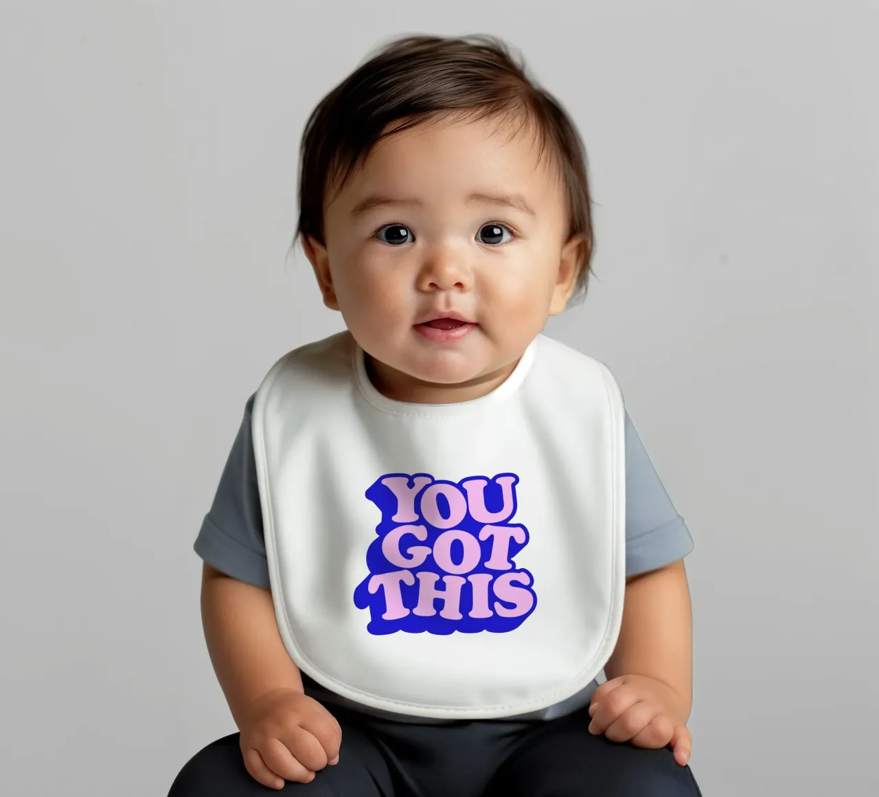 Design tipografico You Got This bavaglino da THE MOTIVATED TYPE