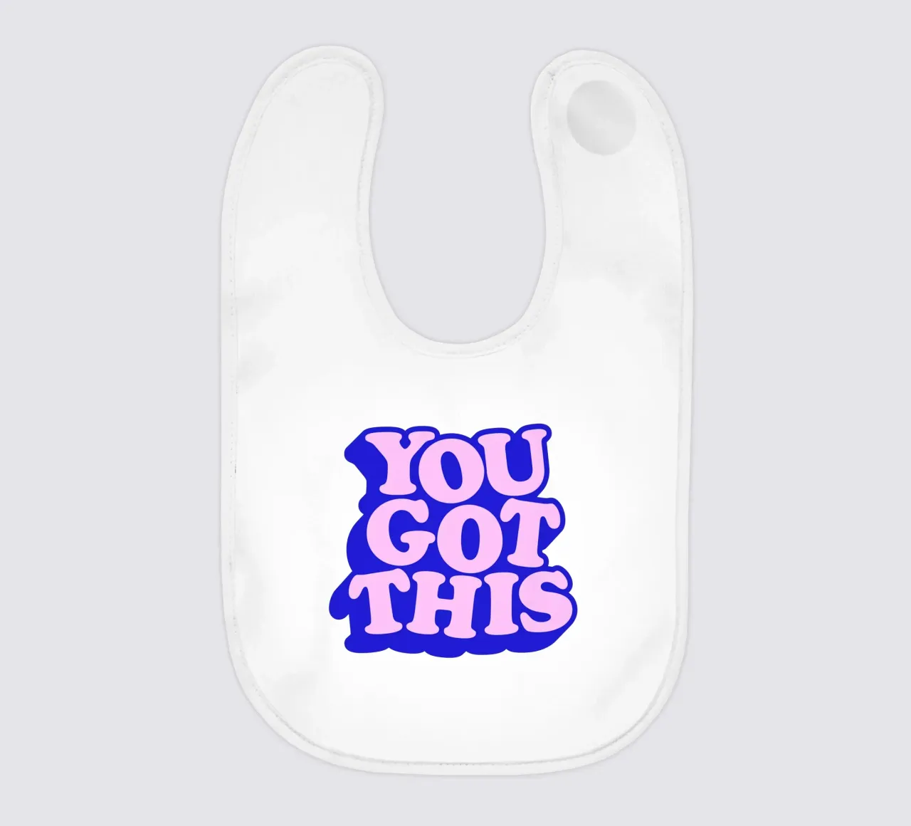 Design tipografico You Got This bavaglino da THE MOTIVATED TYPE