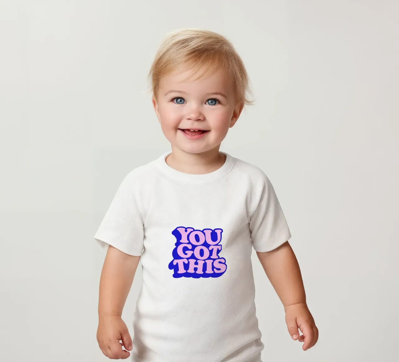 Design tipografico You Got This maglietta neonato da THE MOTIVATED TYPE