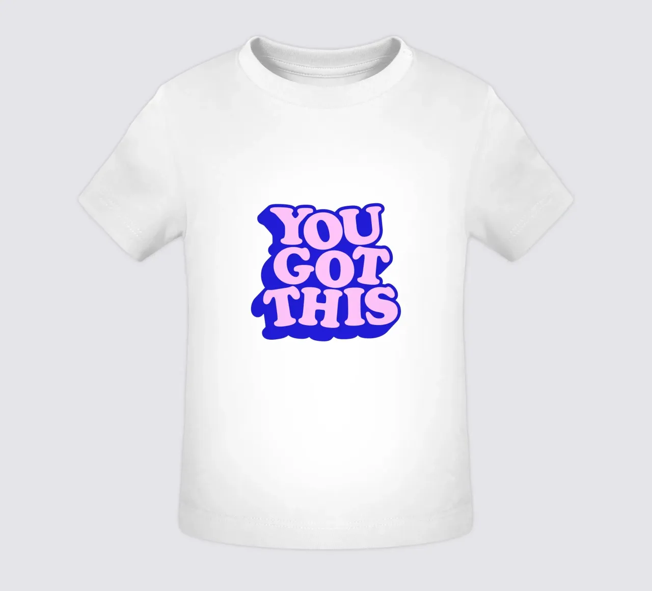 Design tipografico You Got This maglietta neonato da THE MOTIVATED TYPE