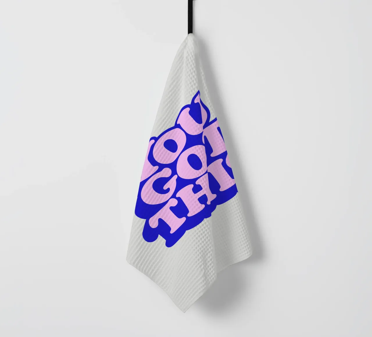 Design tipografico You Got This canovaccio da cucina da THE MOTIVATED TYPE