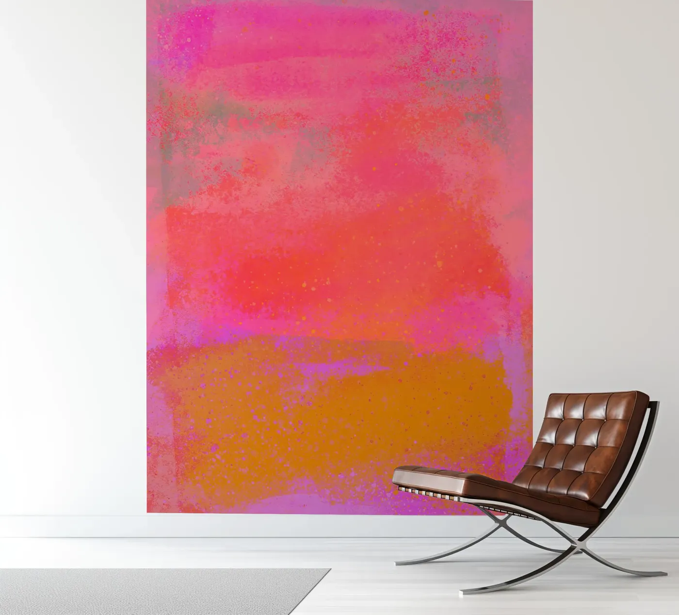 Abstract View fotobehang van Illustration Raissa Oltmanns