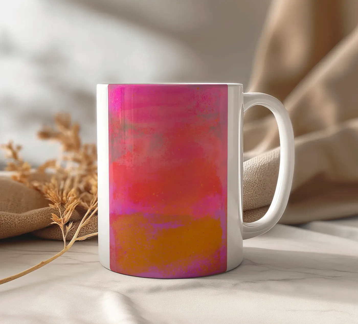 Abstract View ceramic mug by Illustration Raissa Oltmanns