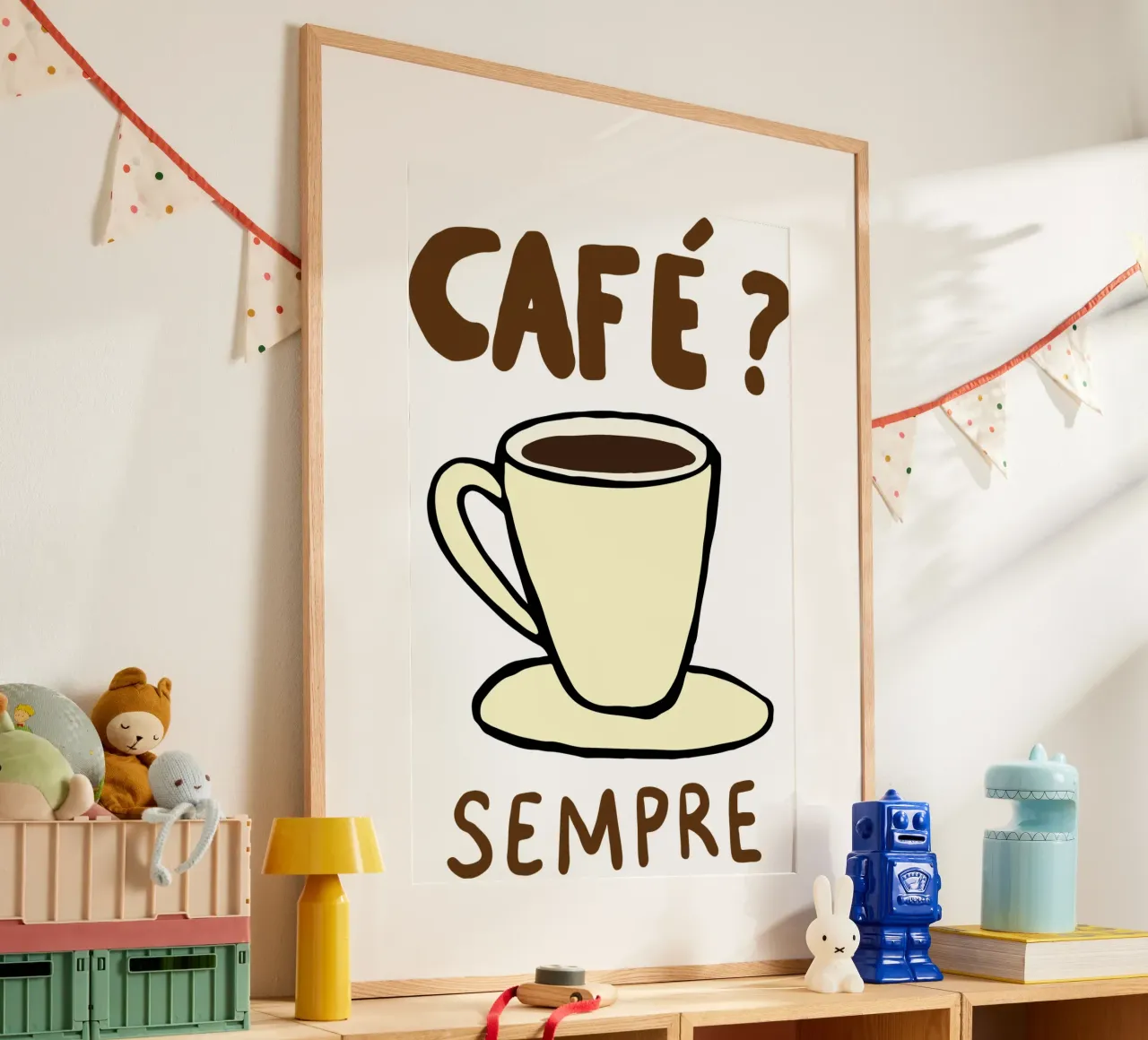 caffè sempre poster da Rawdenox