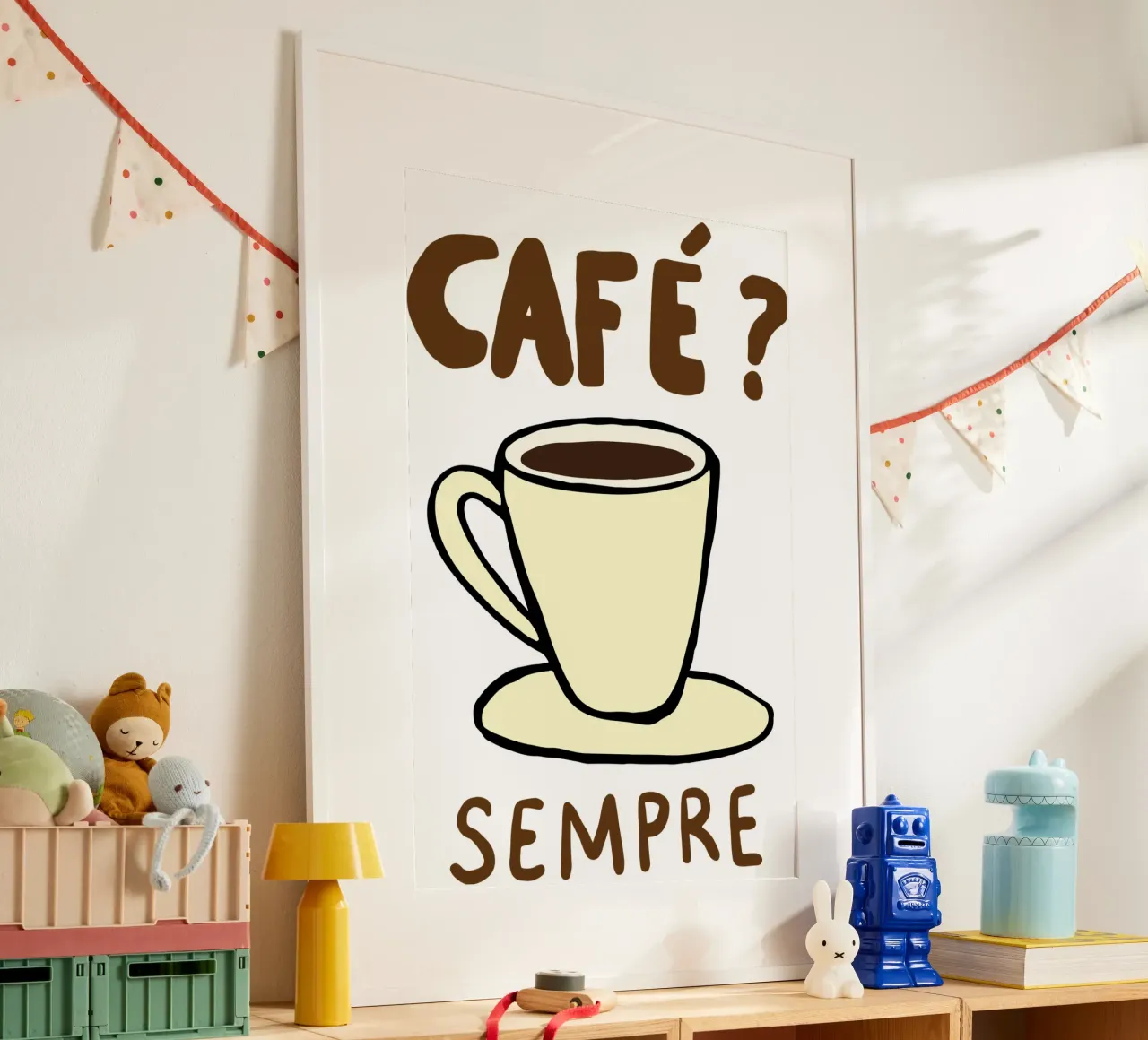 caffè sempre poster da Rawdenox