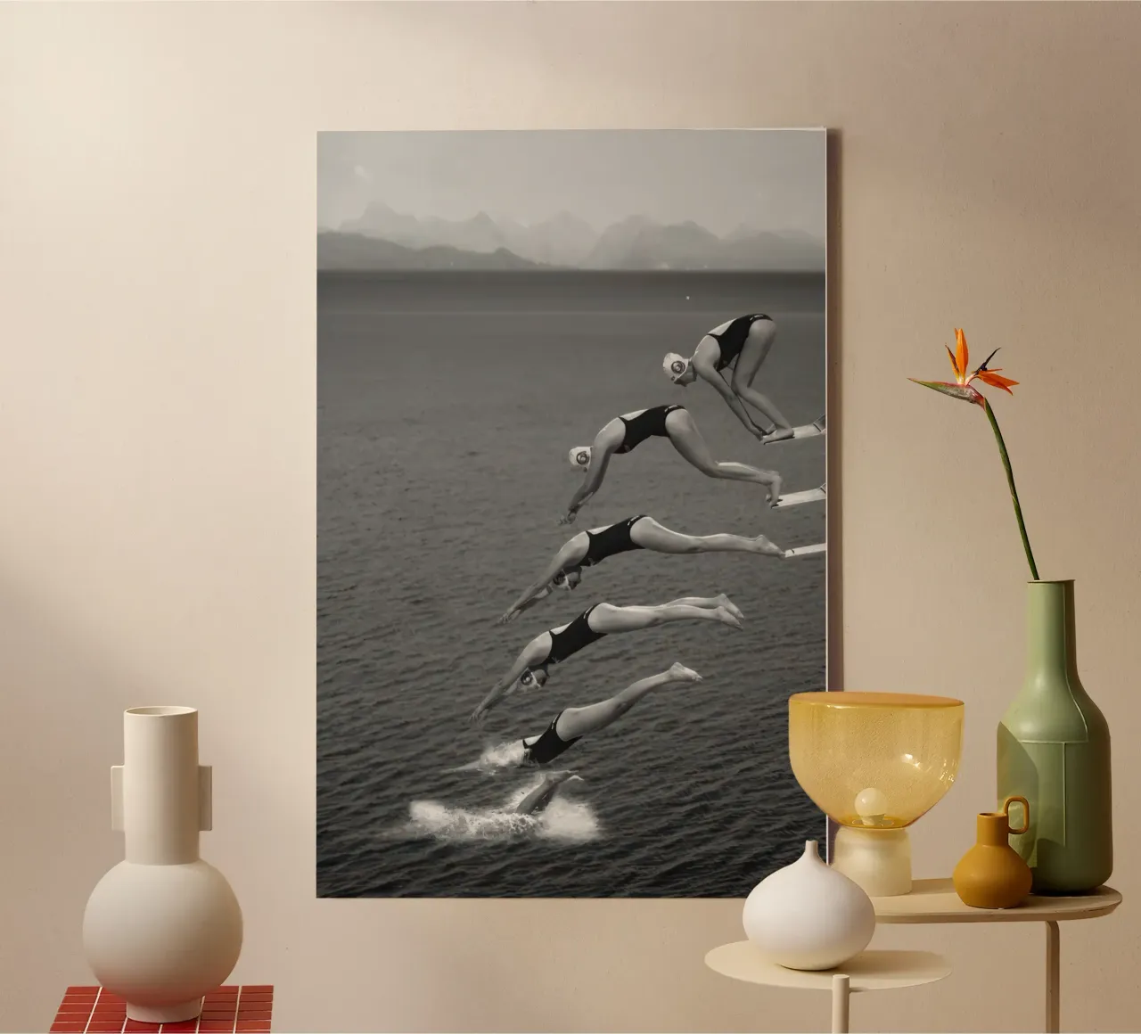 diving canvas van VIntagoras