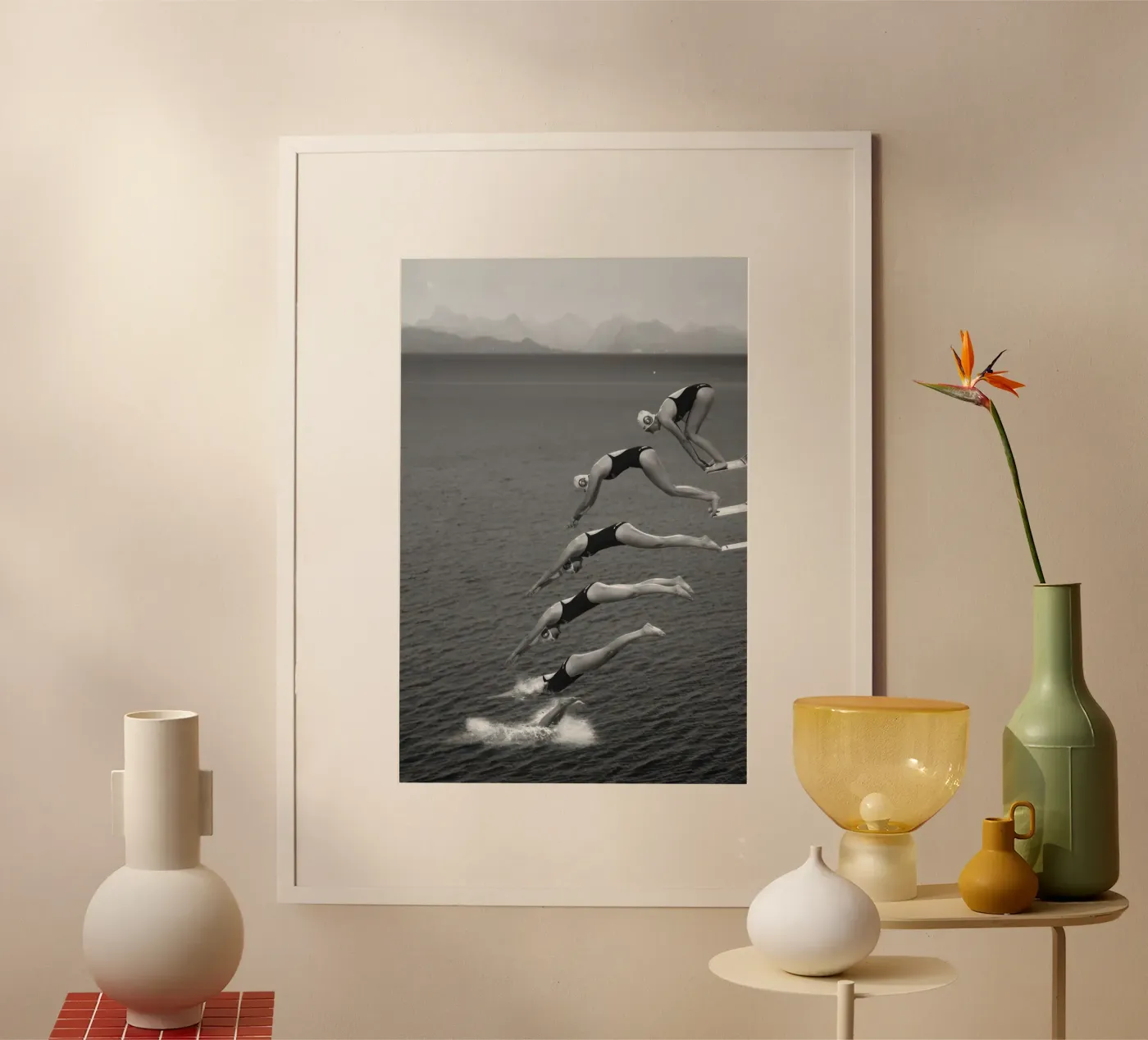 diving poster by VIntagoras