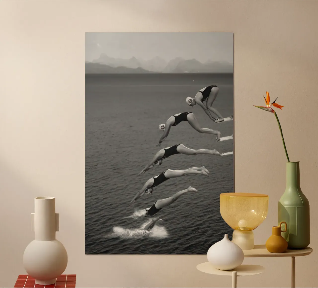 diving poster by VIntagoras