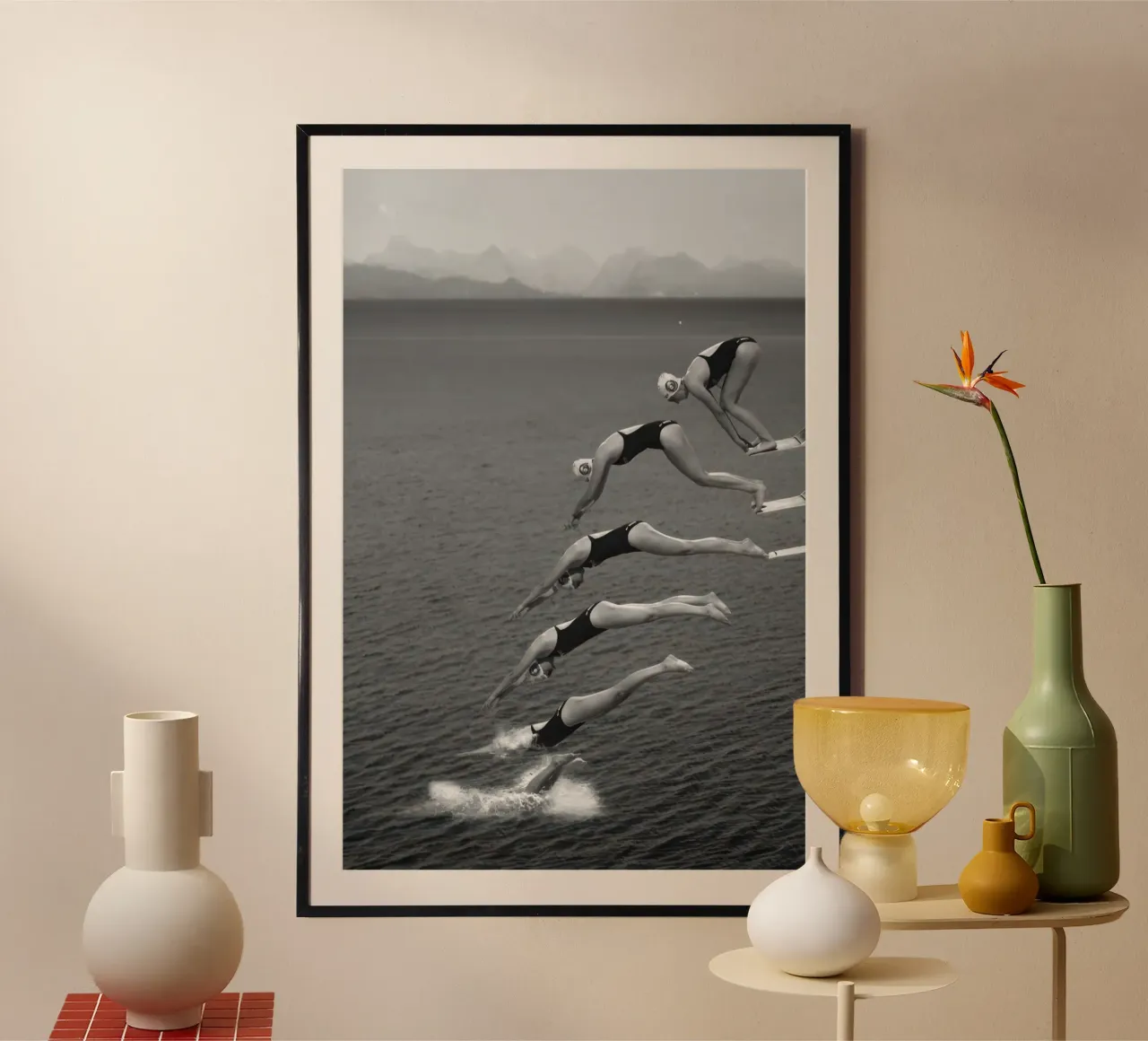 diving poster by VIntagoras