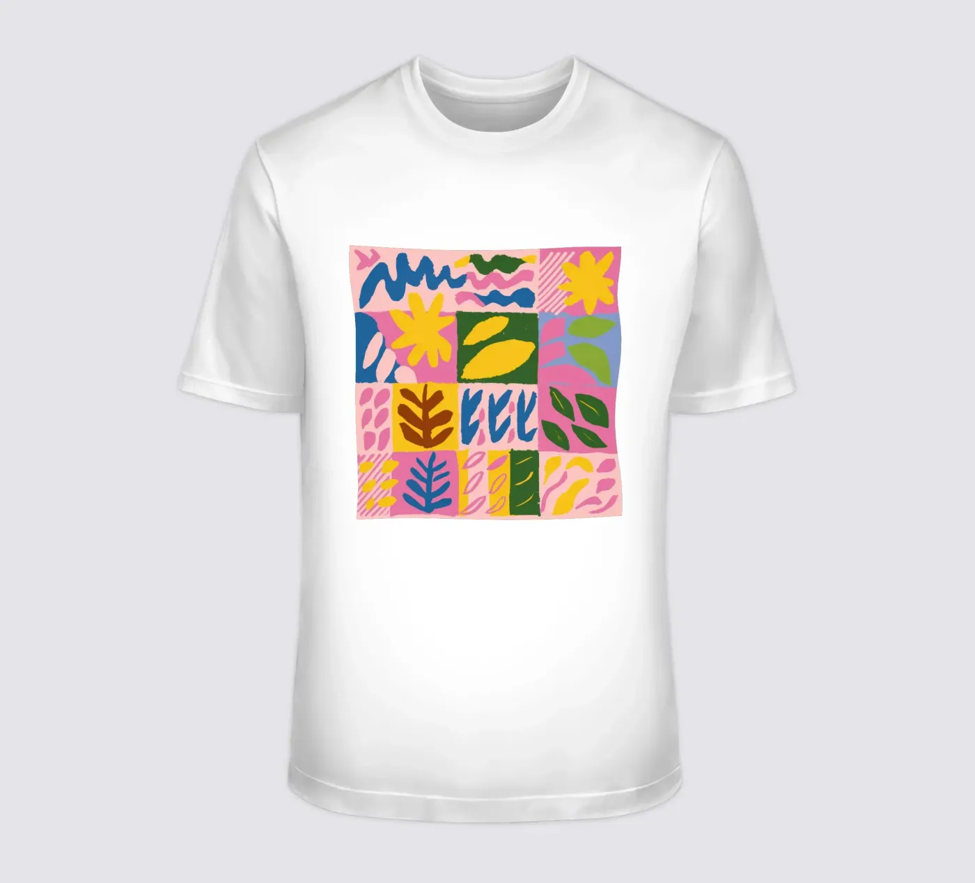 Forme giocose in patchwork t-shirt da Sun Riser