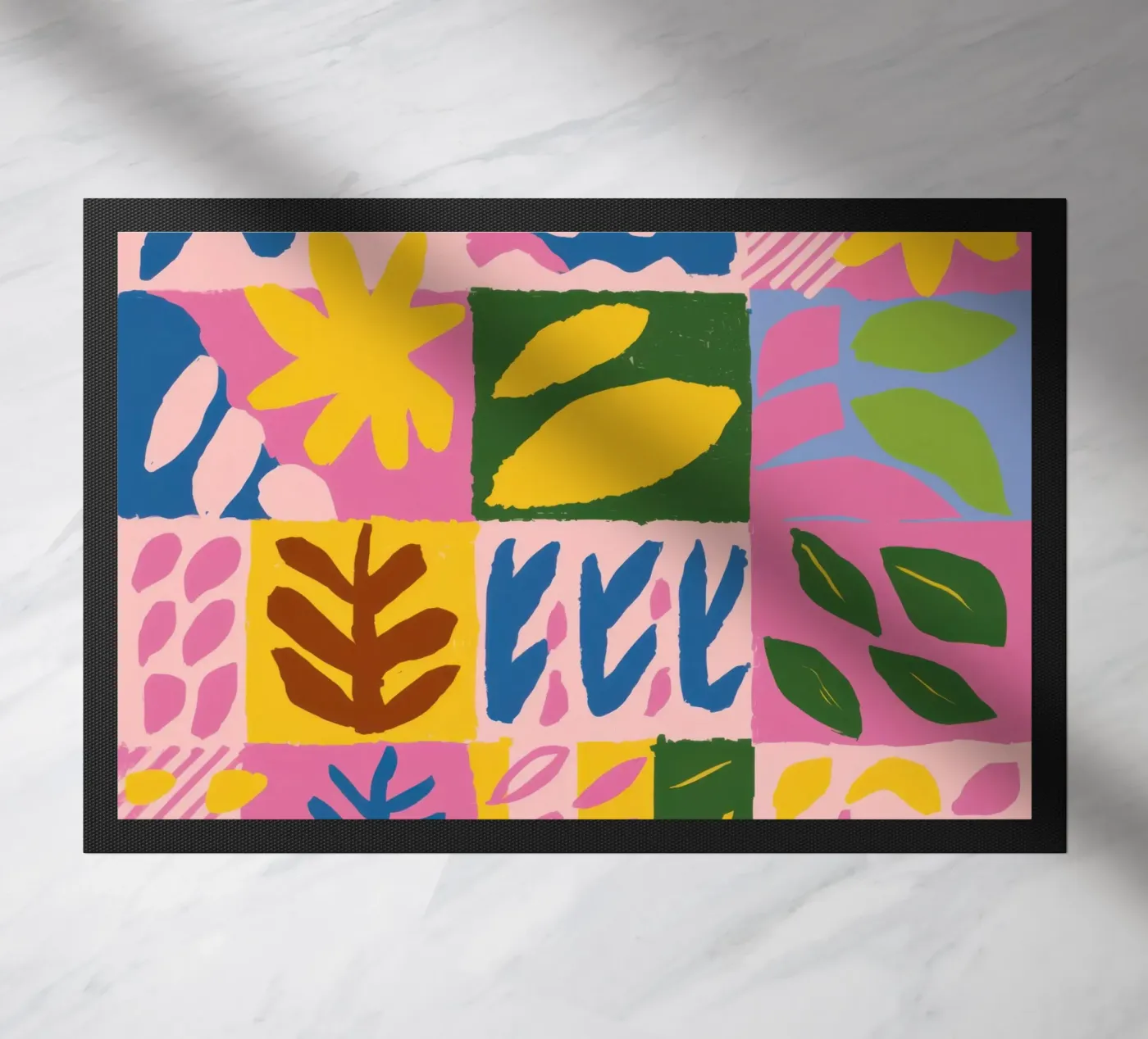 Forme giocose in patchwork zerbino da Sun Riser