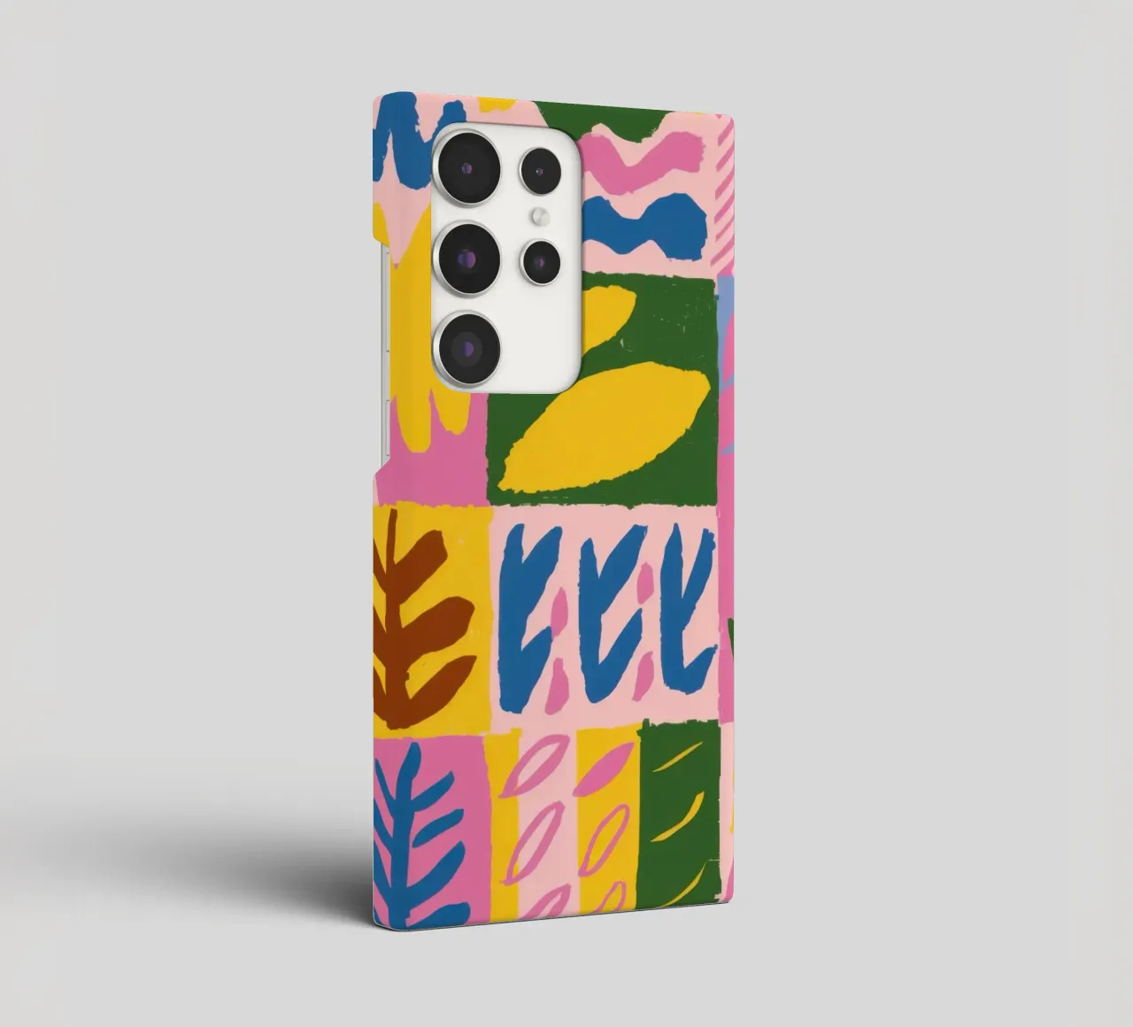 Playful Patchwork Forms cover samsung da Sun Riser