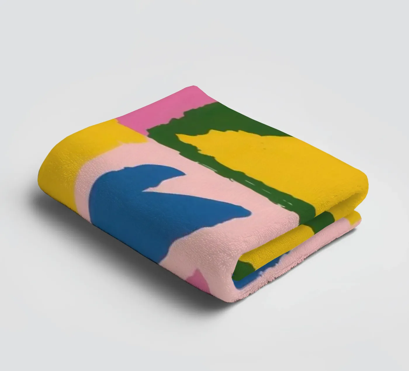 Playful Patchwork Forms Handtuch von Sun Riser