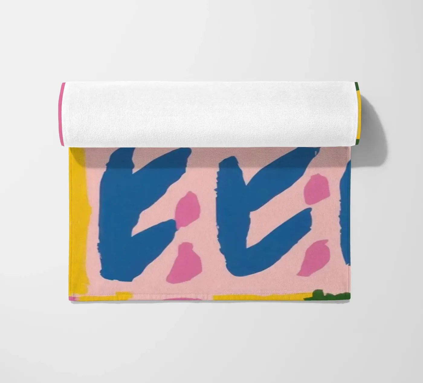 Playful Patchwork Forms beach towel by Sun Riser