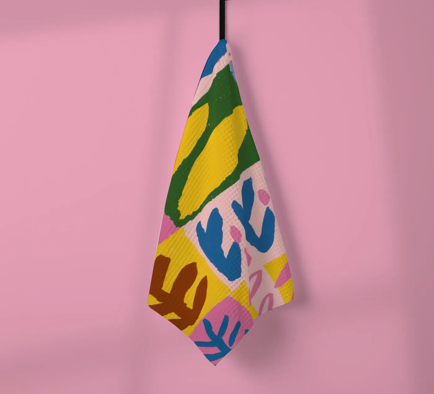 Playful Patchwork Forms Geschirrtuch von Sun Riser