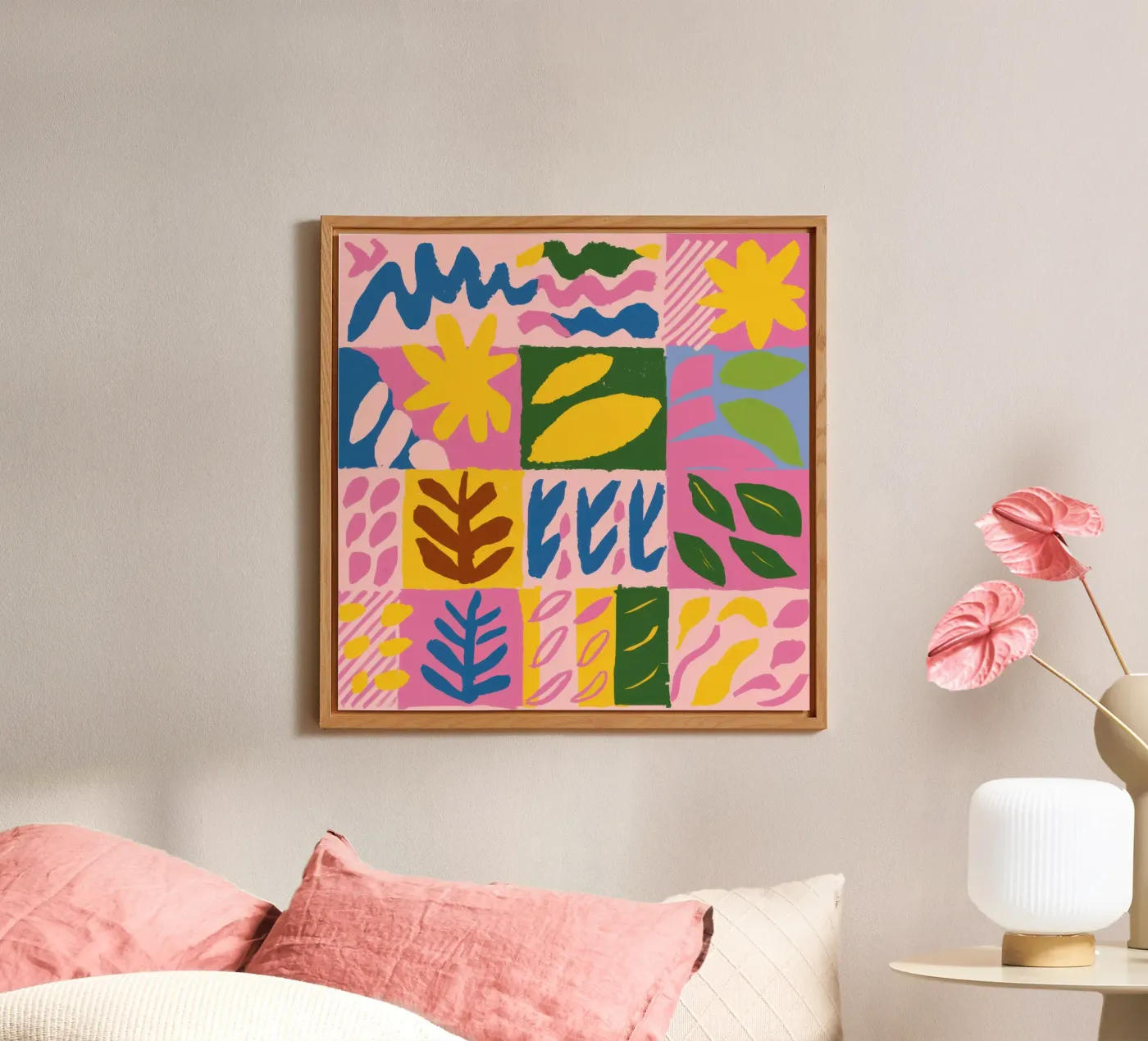 Playful Patchwork Forms aluminium-dibond van Sun Riser