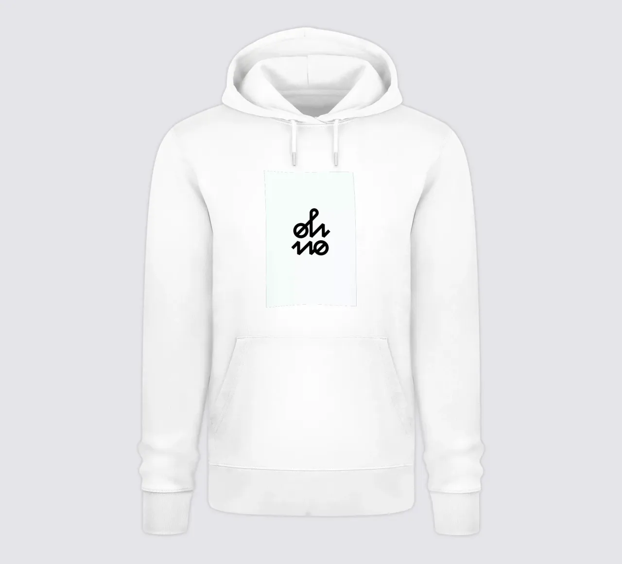 Oh No felpa con cappuccio da BLAEK Design Studio