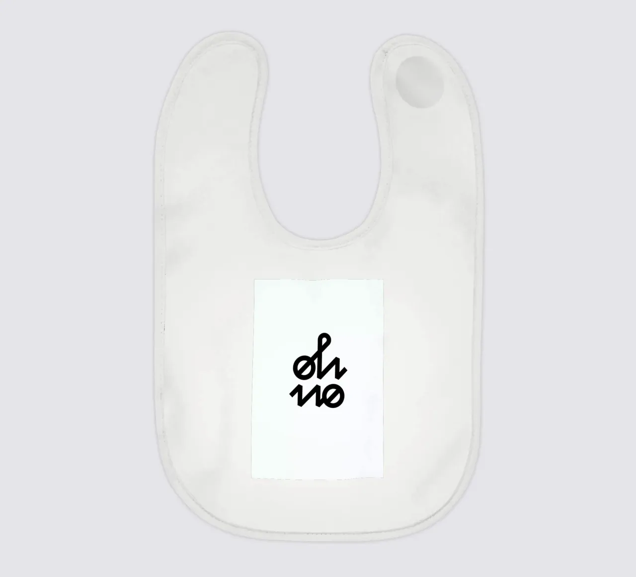 Oh No bavaglino da BLAEK Design Studio