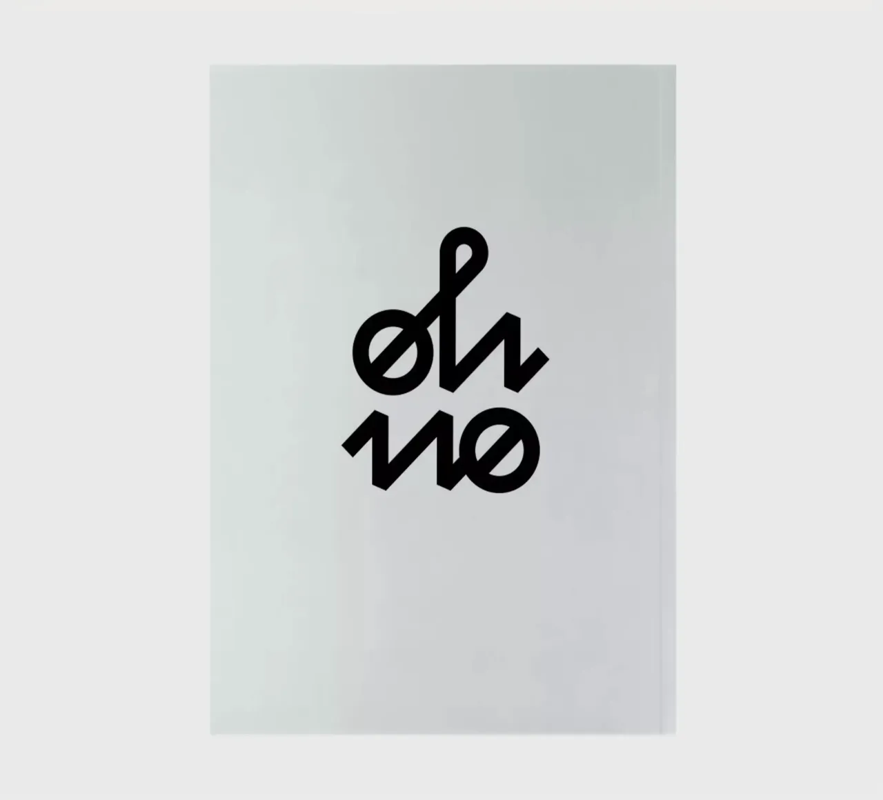 Oh No notebook by BLAEK Design Studio