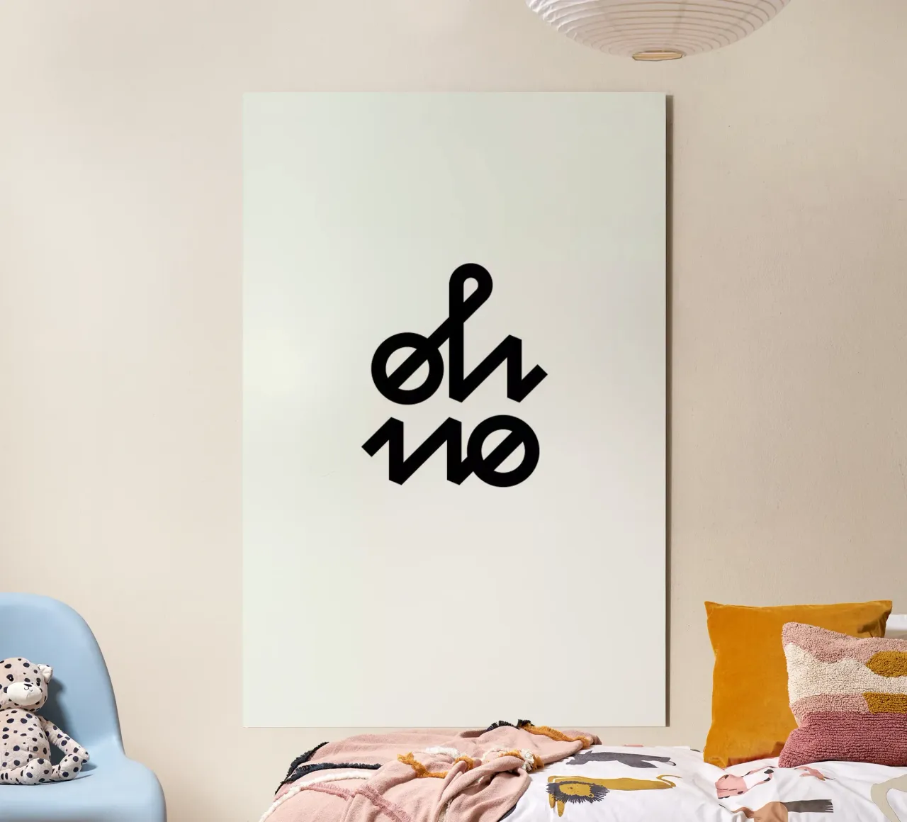 Oh No alu-dibond by BLAEK Design Studio