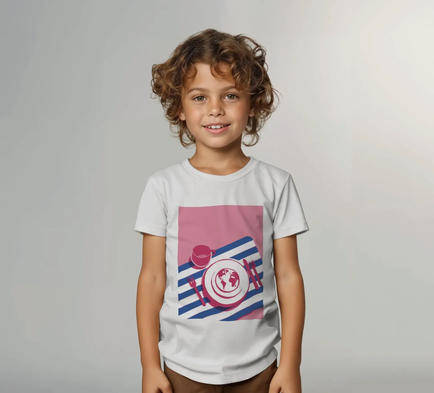 Global Table Setting t-shirt bambini da Sun Riser