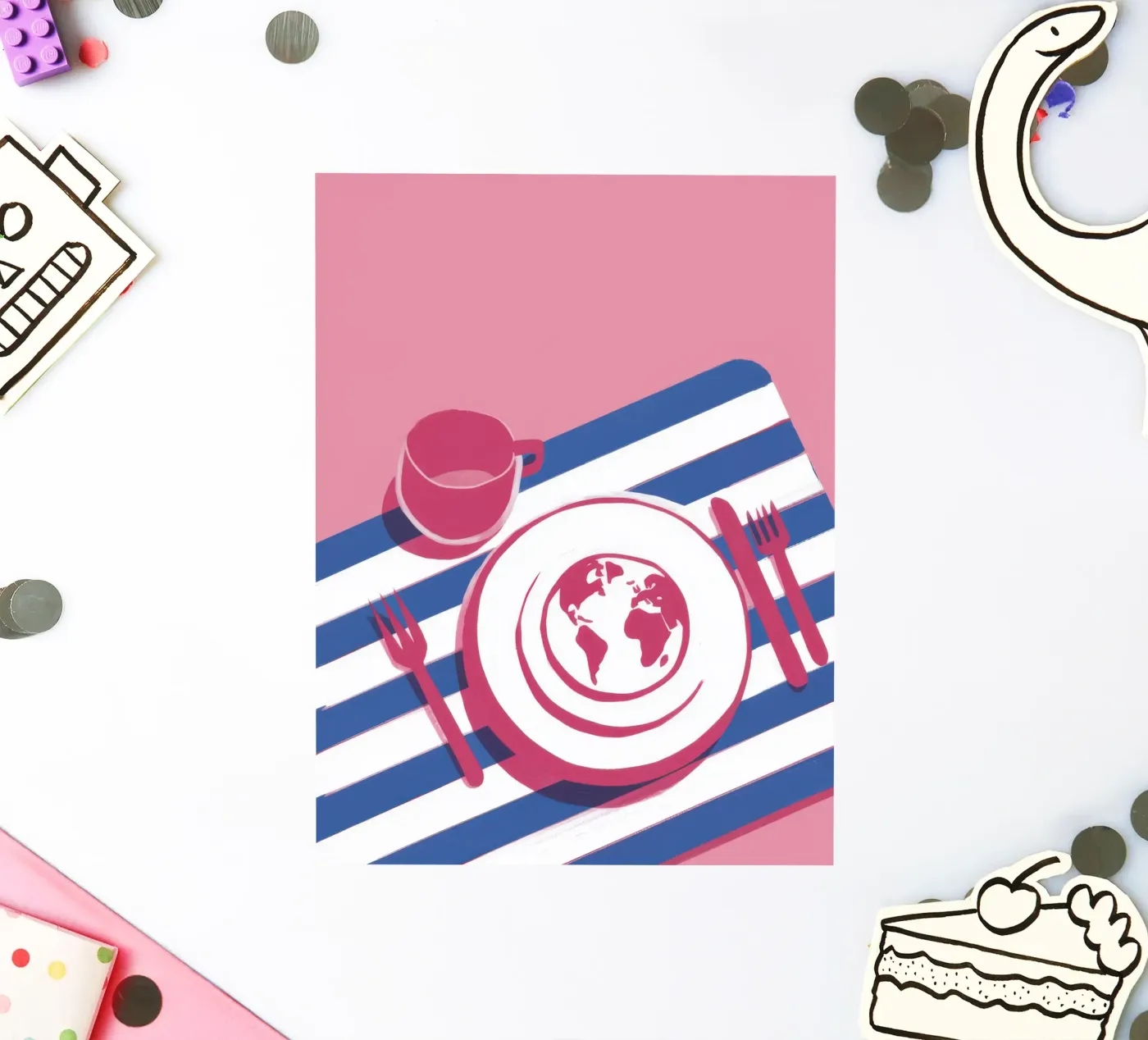Global Table Setting sticker by Sun Riser