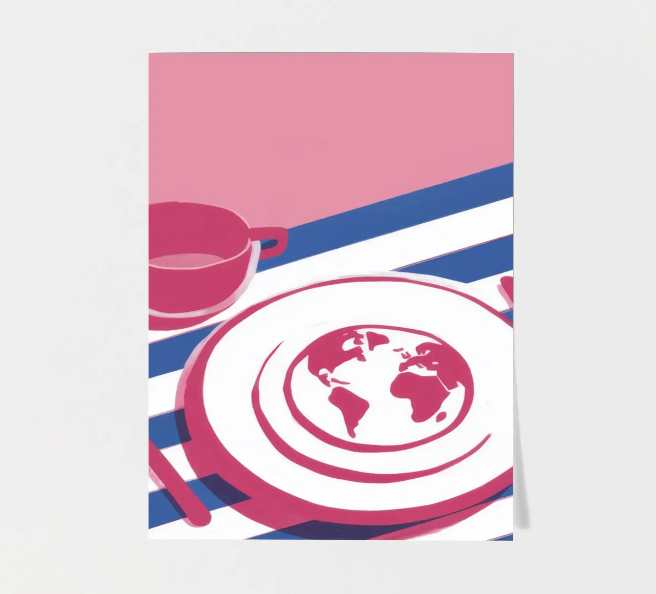Global Table Setting sticker sheet by Sun Riser