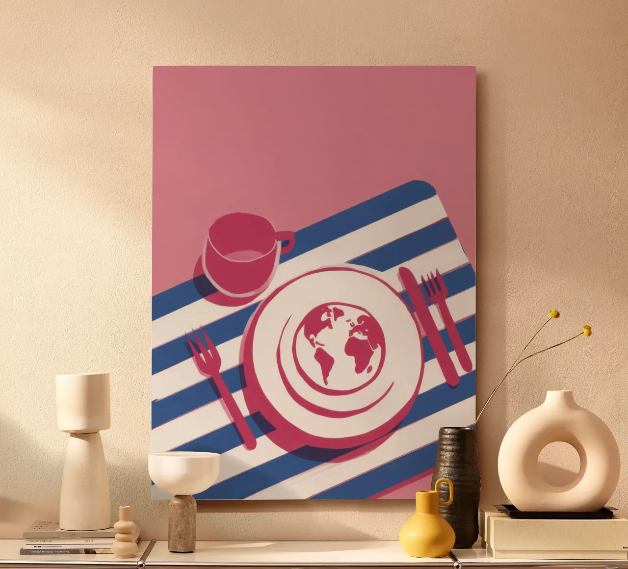 Global Table Setting forex plate by Sun Riser