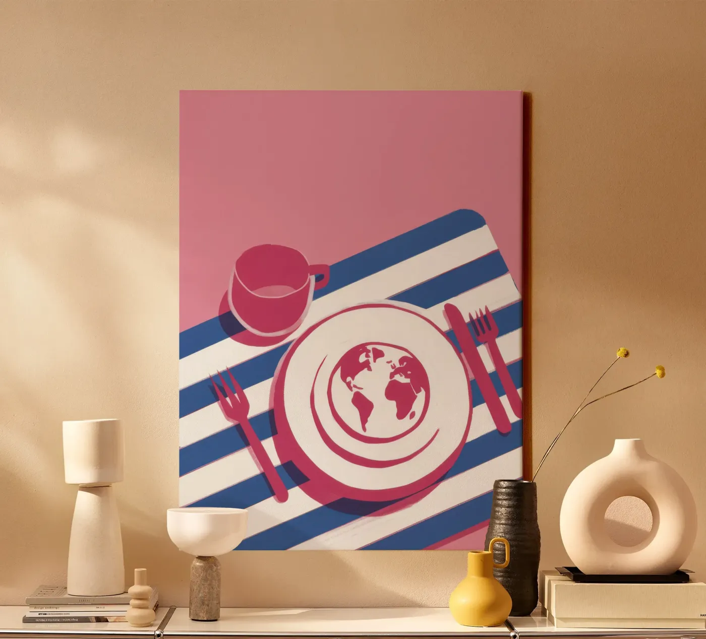 Global Table Setting tela da Sun Riser