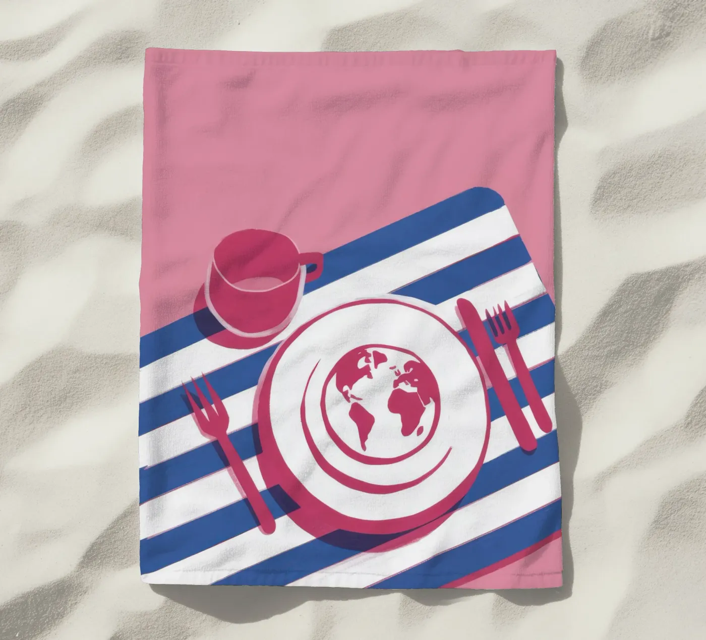 Global Table Setting Strandtuch von Sun Riser