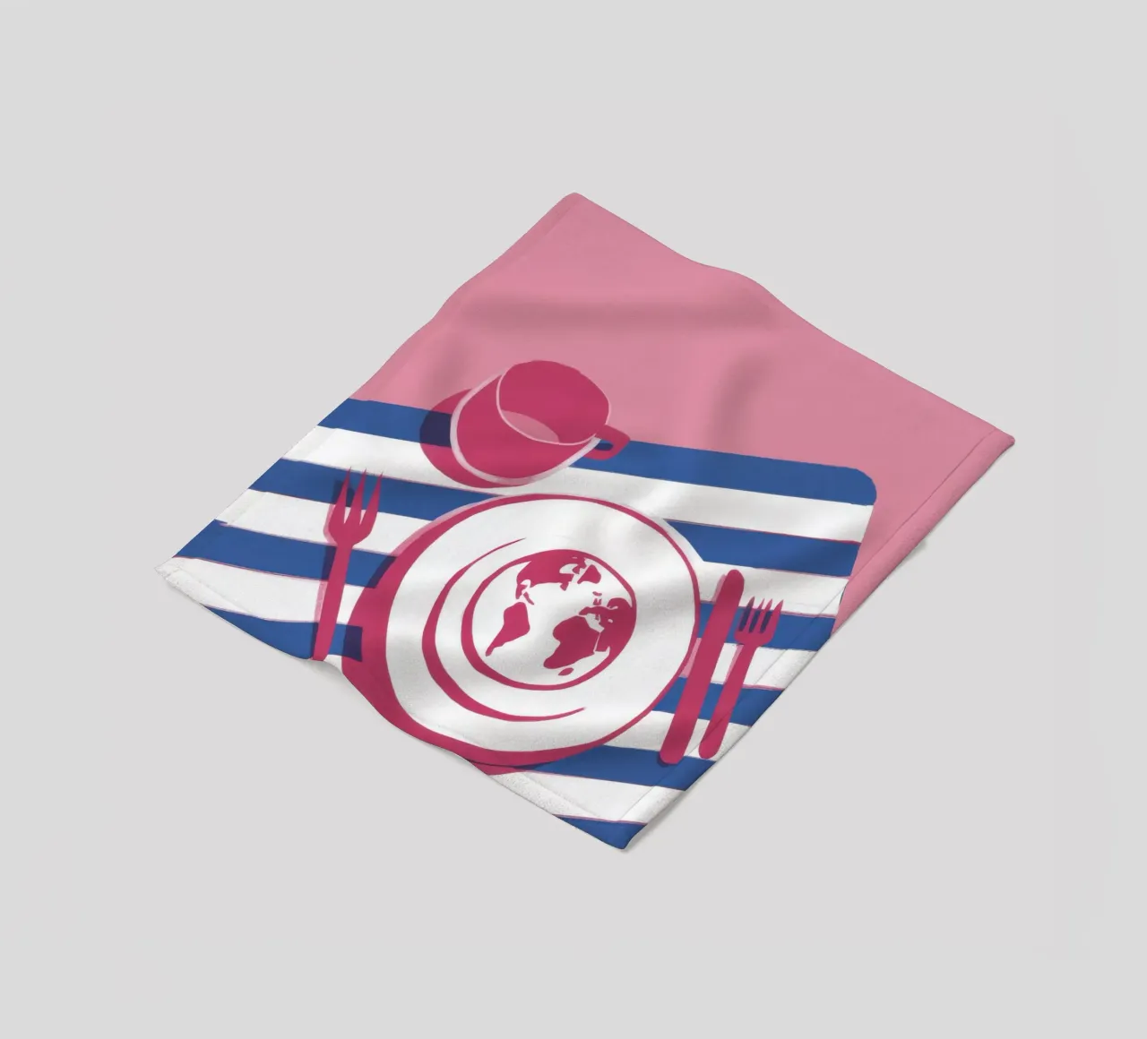 Global Table Setting Fleecedecke von Sun Riser