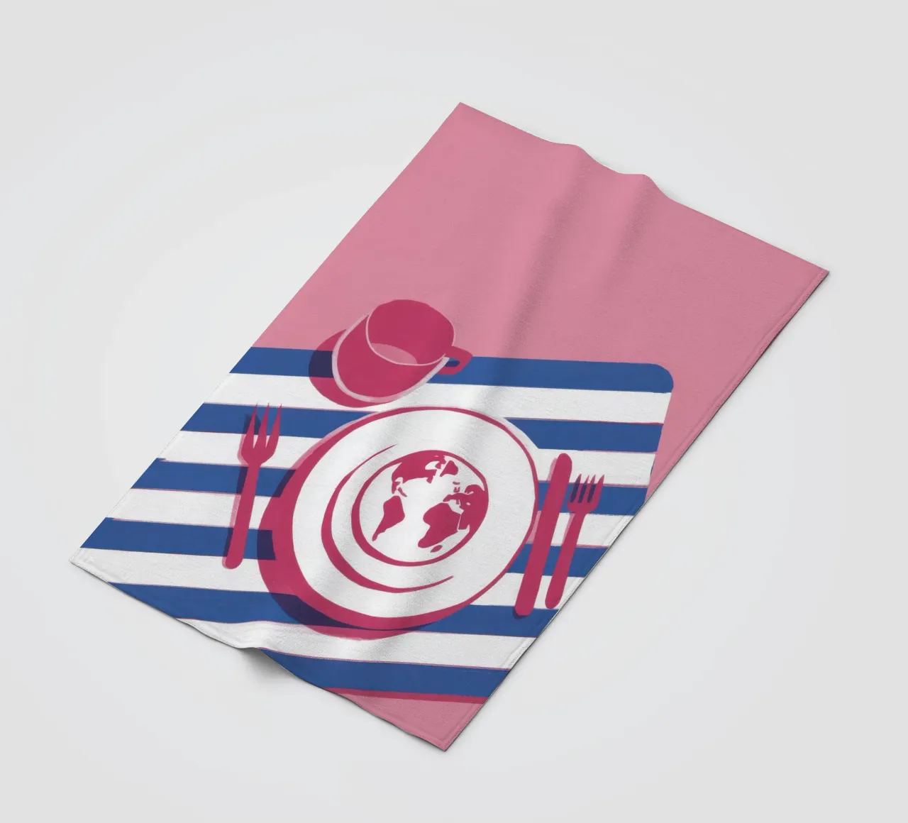 Global Table Setting Fleecedecke von Sun Riser