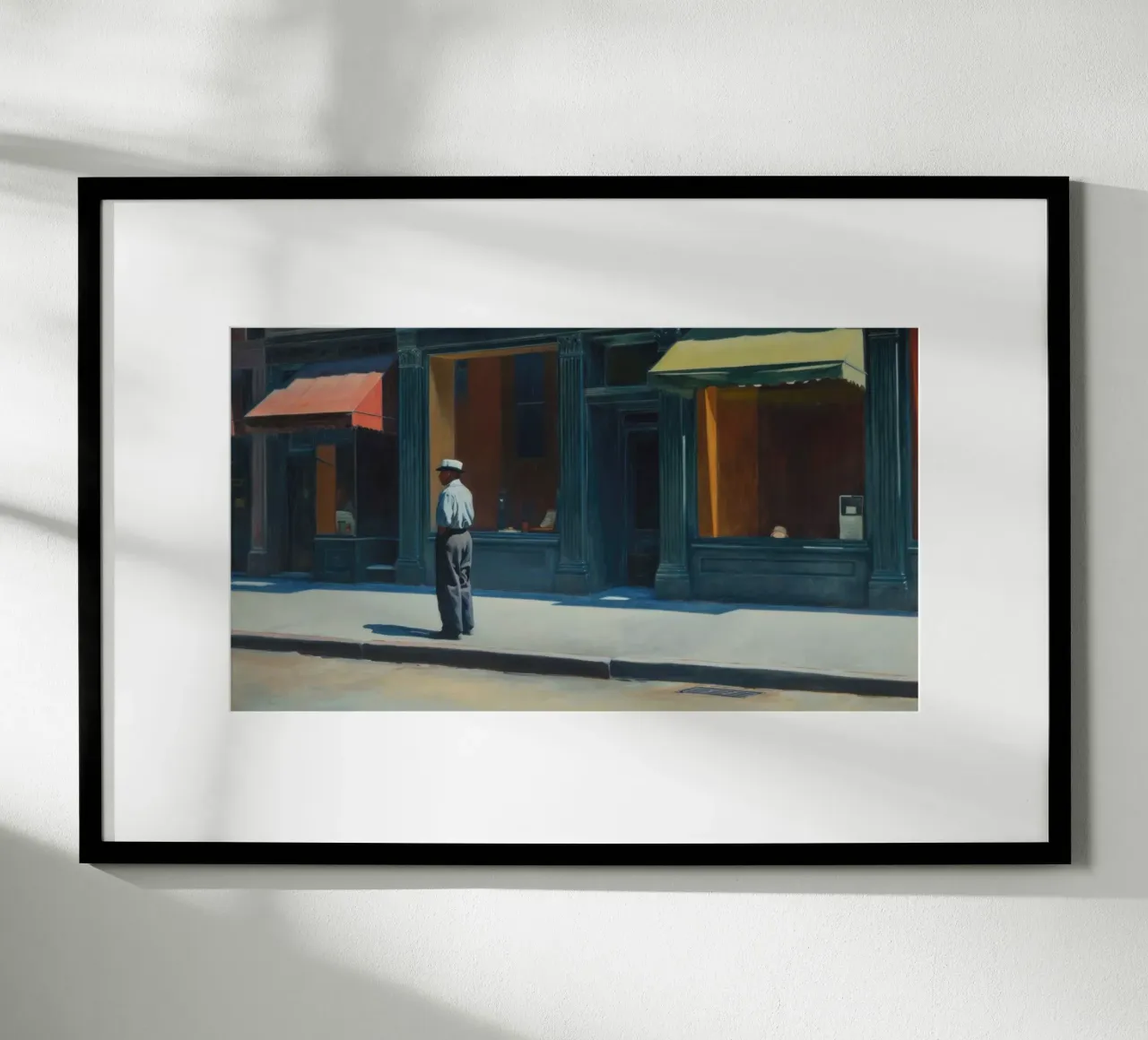 New York all'alba poster con telaio in plastica da Art Center