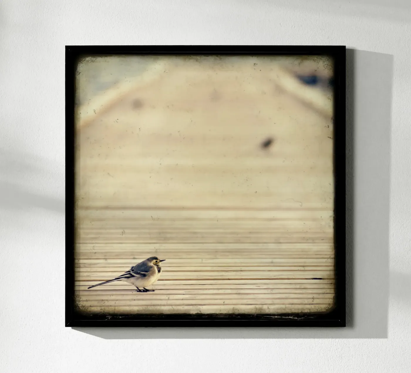 Skandinavischer Sommer 01 - Schweden poster avec cadre en bois de stine wiemann