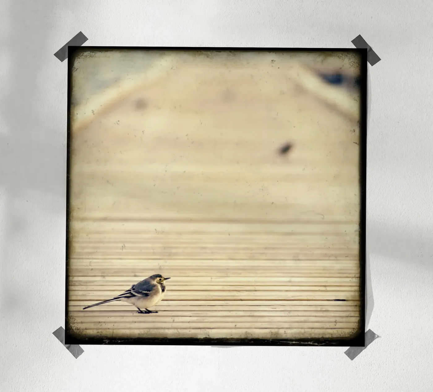 Skandinavischer Sommer 01 - Schweden poster avec cadre en bois de stine wiemann