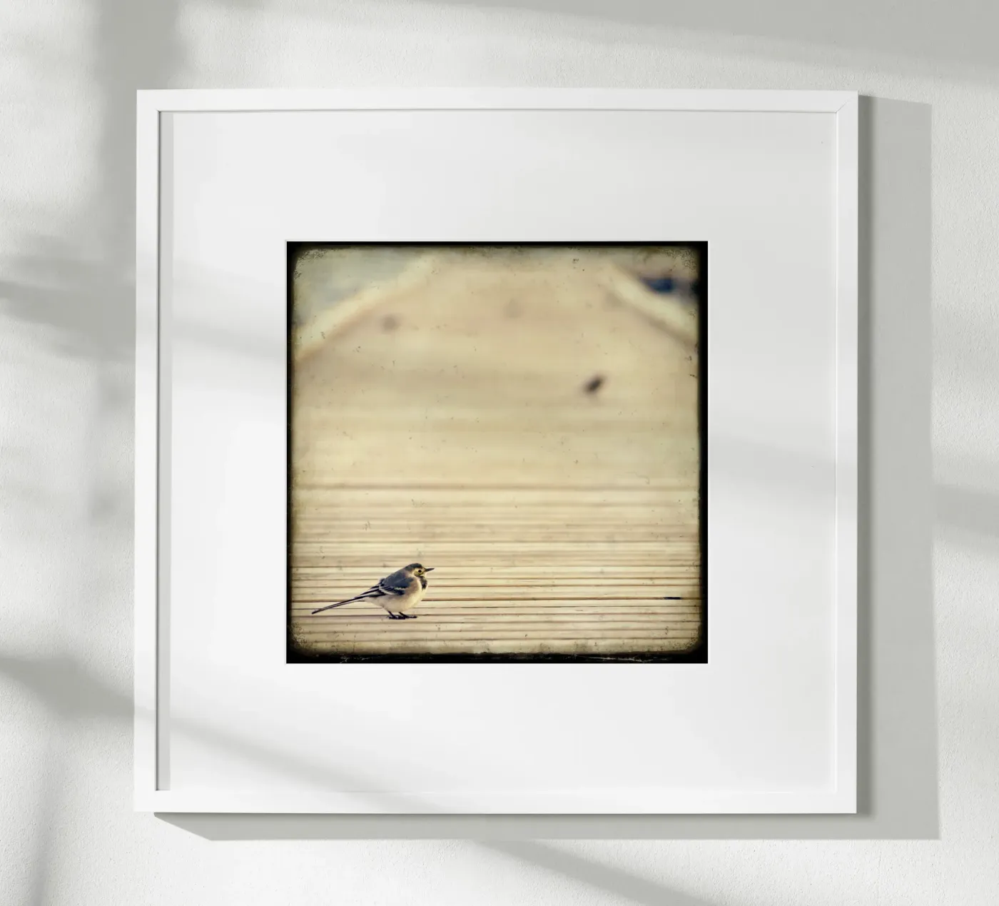 Skandinavischer Sommer 01 - Schweden poster avec cadre en bois de stine wiemann