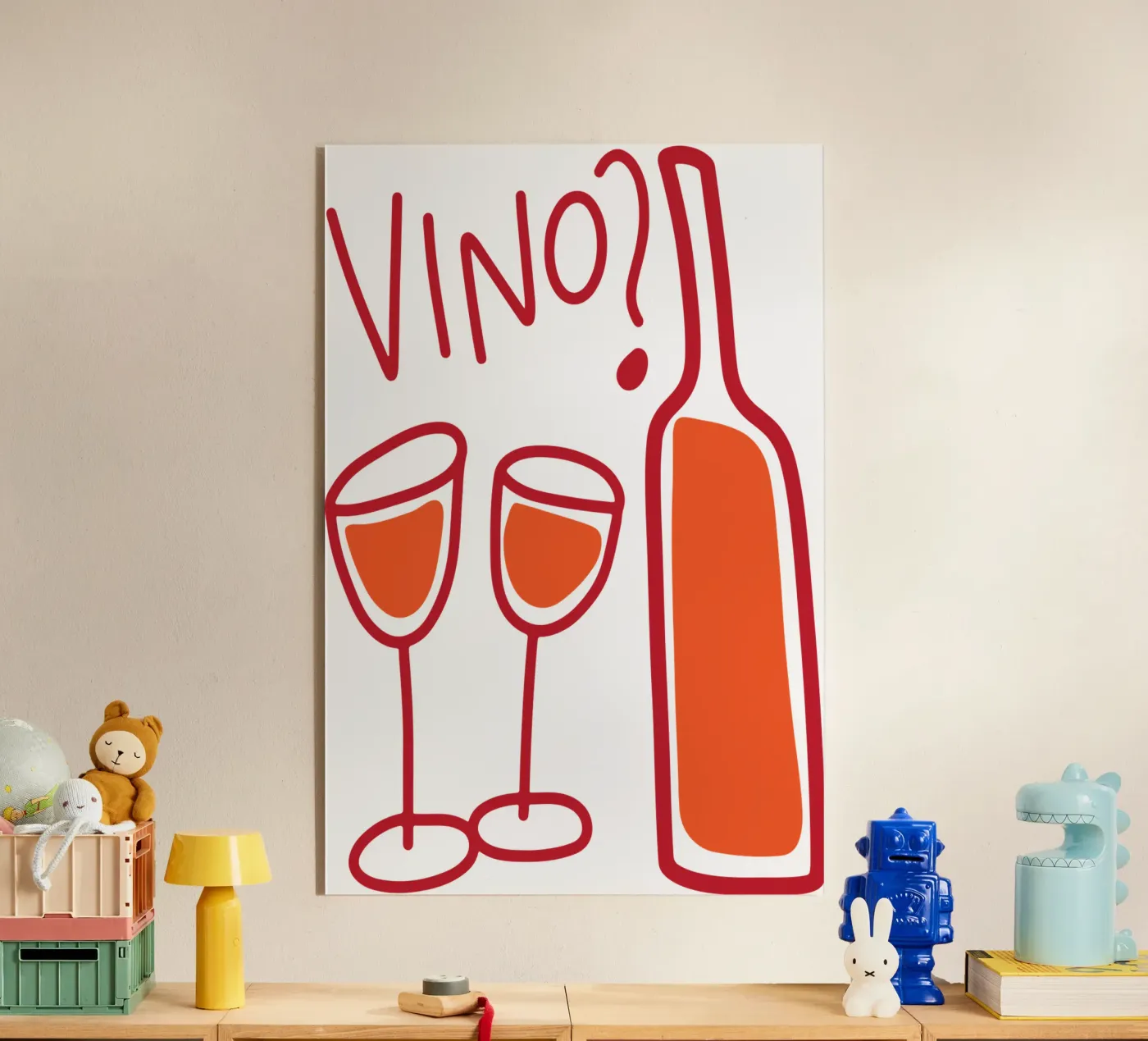 Wein Acryl-Glas von Rawdenox