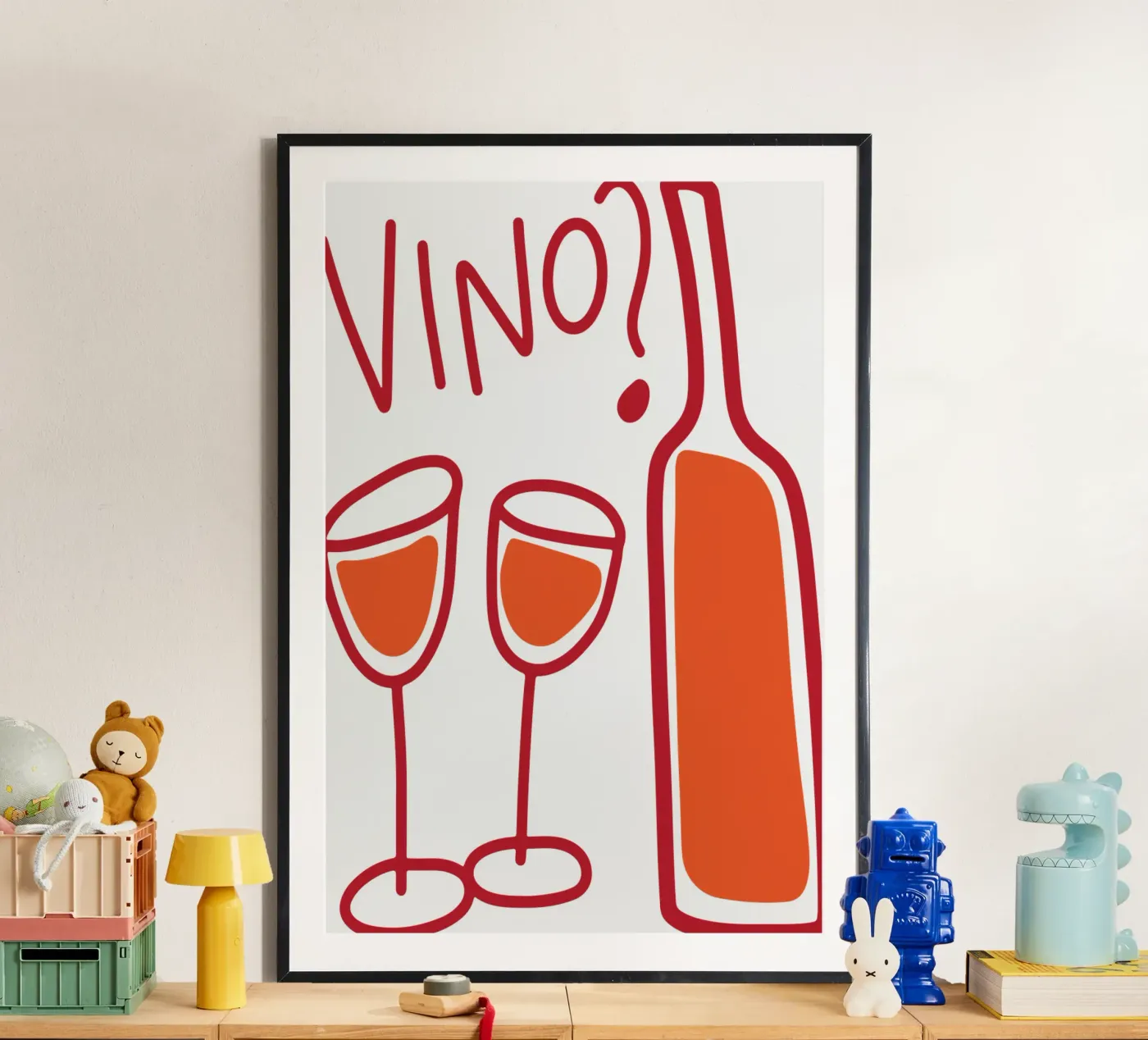 Wein Poster von Rawdenox